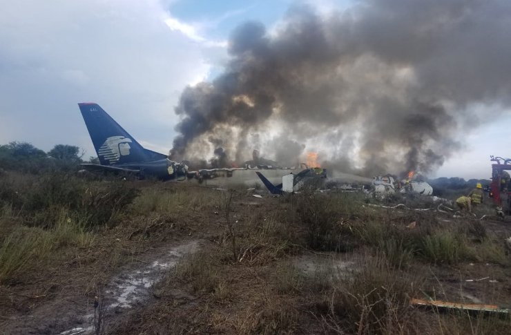 Aeromexico flight crashes in Durango with no fatalities