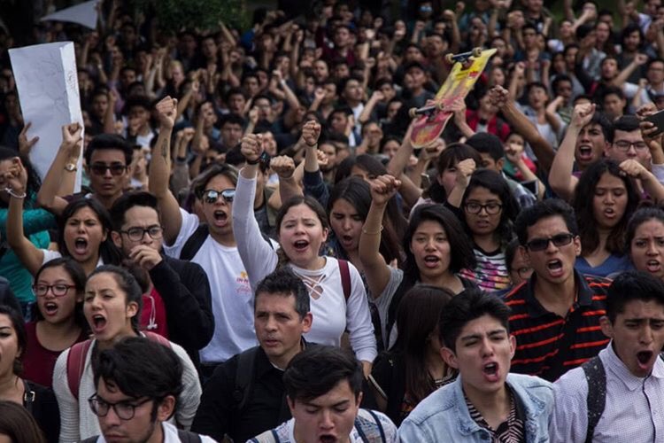Students take to the streets amidst violence, murder and disappearances