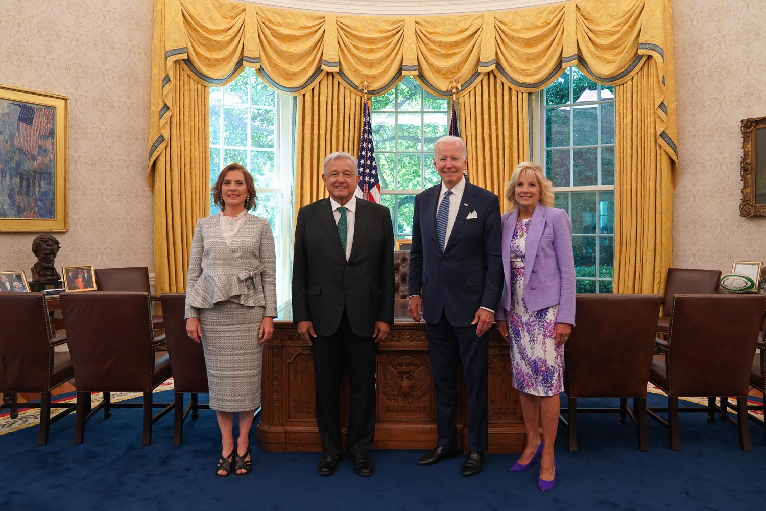 <strong>AMLO urges Biden to normalize migrant workforce during visit to Washington</strong>